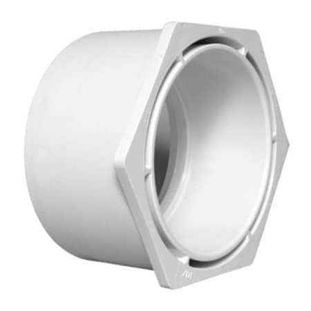 Charlotte Pipe And Foundry Conduit Fitting Bushing, PVC, Red PVC 00107  1000HA